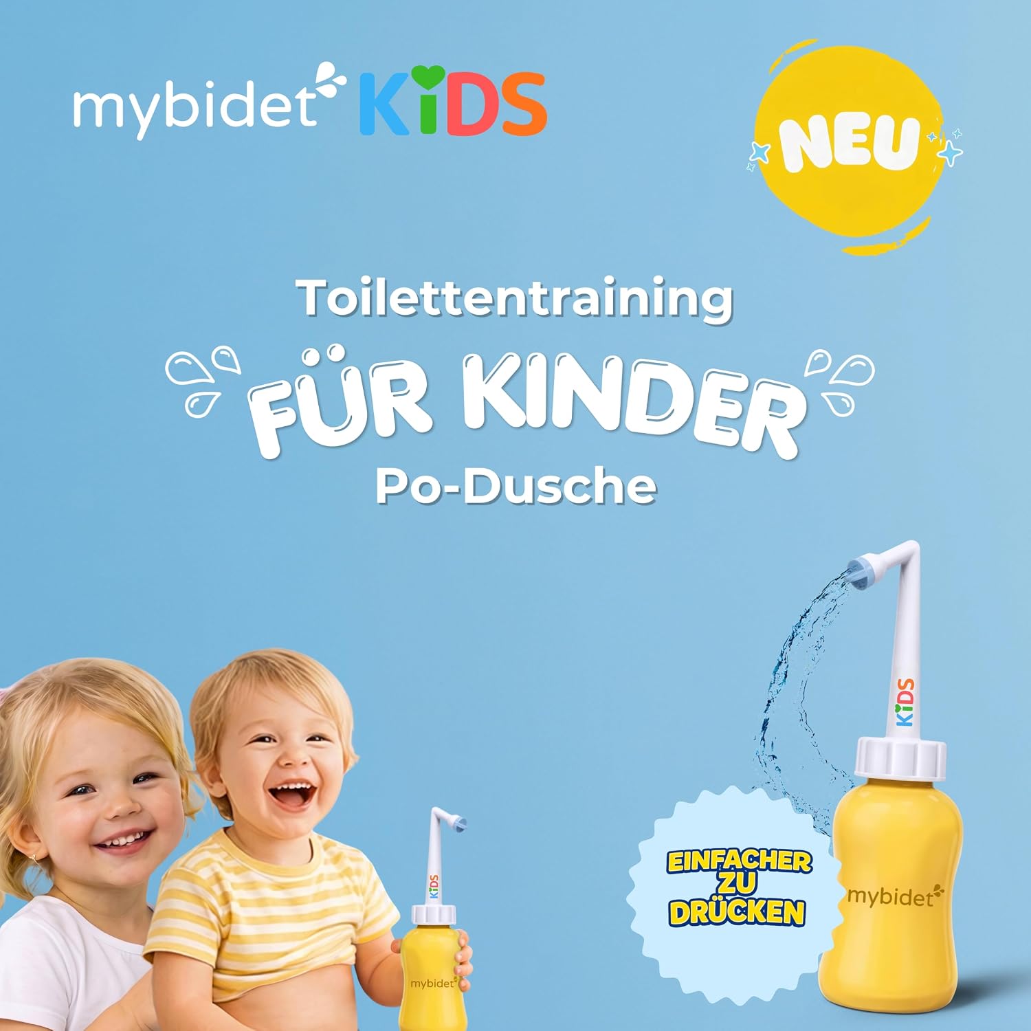 mybidet KIDS – Sauber lernen ohne Chemie