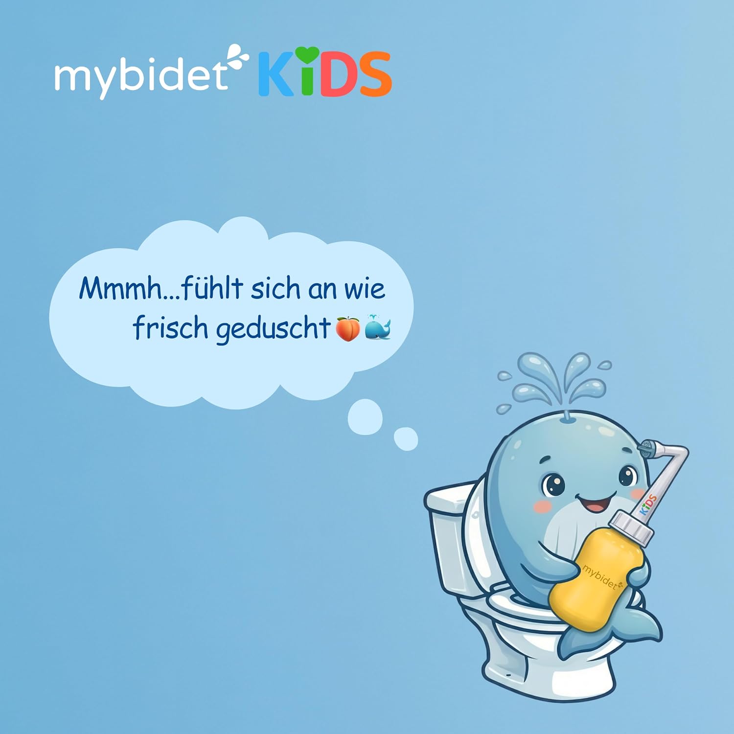 mybidet KIDS Wal-Maskottchen