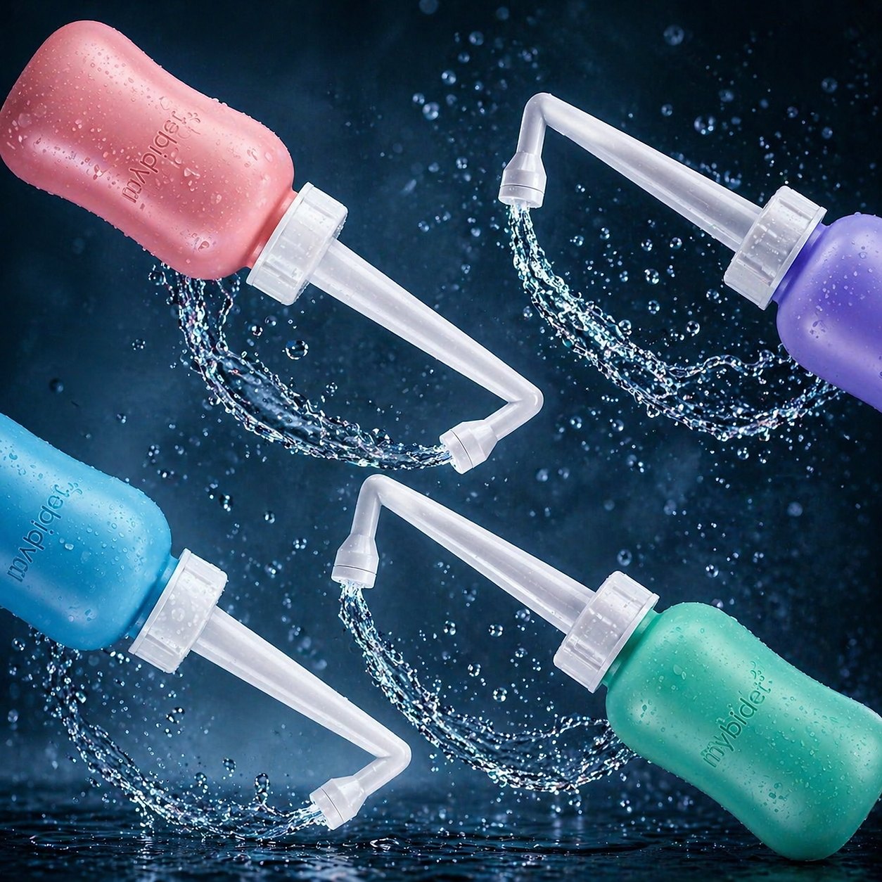 mybidet in Mint und Rosé für die ganze Familie