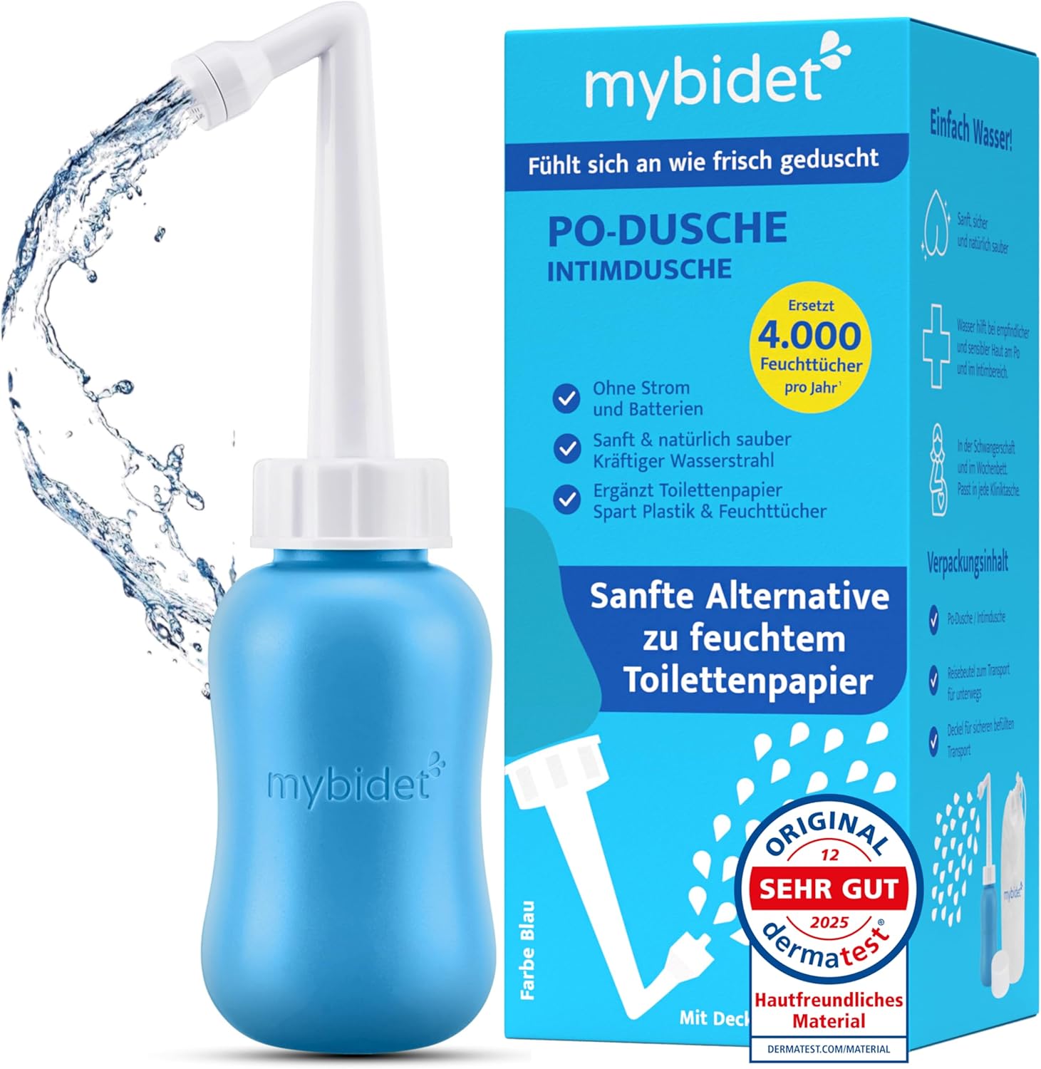 mybidet Aqua Mobile Blau